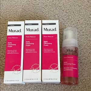 One bottles of Murad Pore Rescue Daily Cleansing Foam.